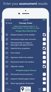 dysphagia therapy iphone screenshot 2