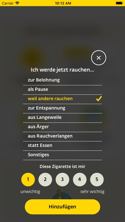 Rauchfrei App