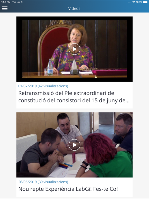 Girona App iPad screenshot