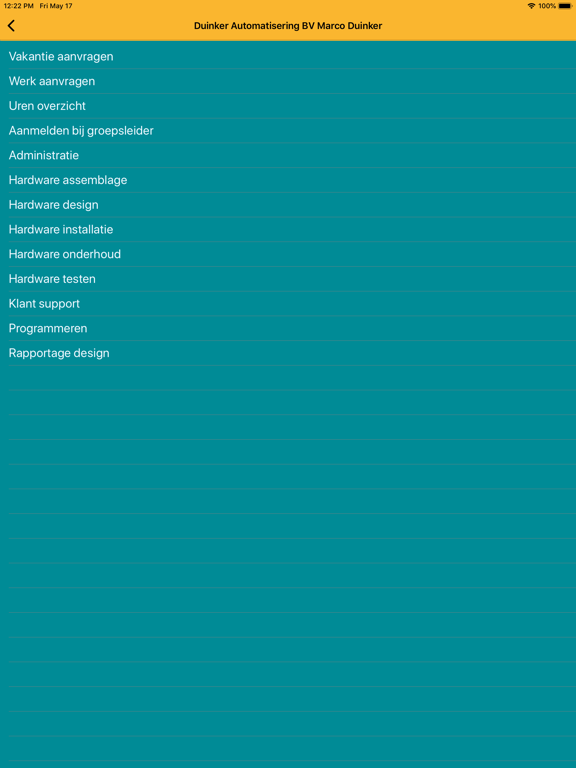 Screenshot #5 pour Focus Tijdregistratie