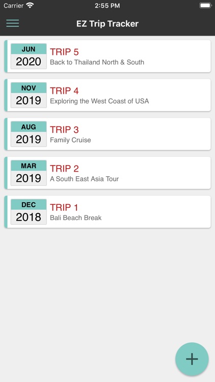 EZ Trip Tracker