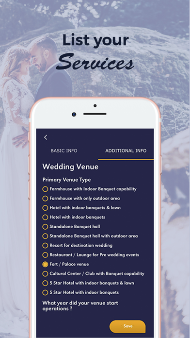 WedTrend Vendor Screenshot