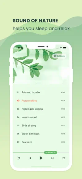 Game screenshot Natural Sounds - White noise mod apk