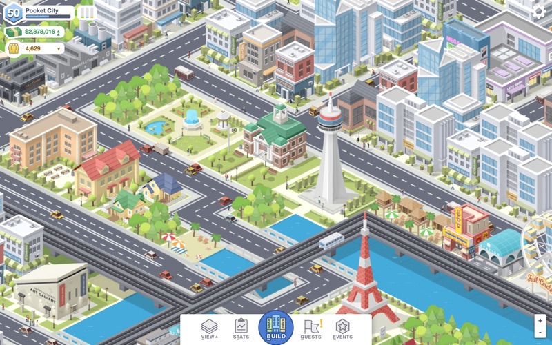 pocket city iphone screenshot 1