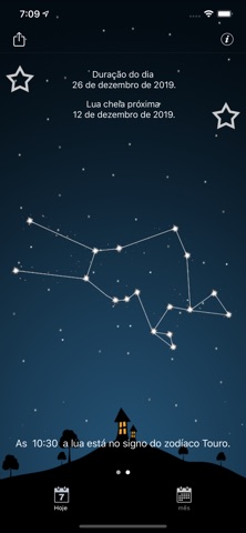 calendario de fases da lua iPhone screenshot 2