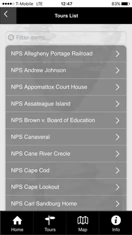 Game screenshot National Park Service Tours apk