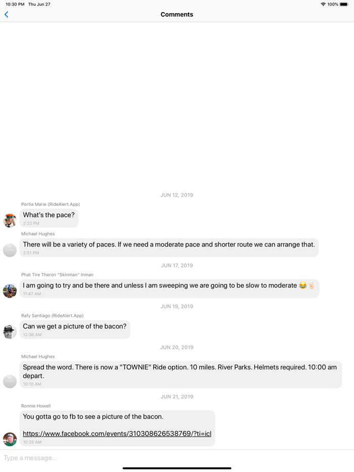 Ride Alert − Social Cycling