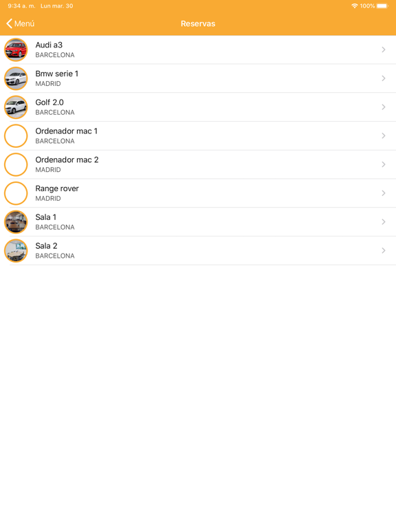 UApp Notas iPad screenshot