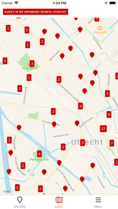 Kunst openbare ruimte Utrecht Screenshot