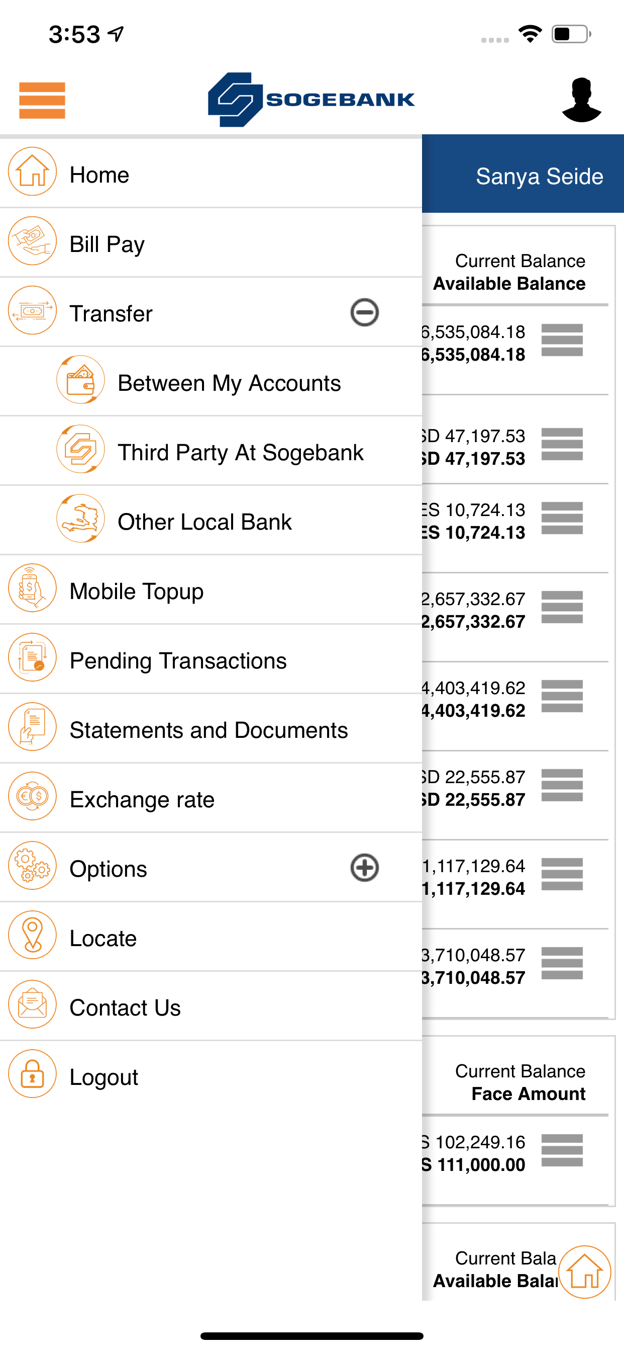 Sogebank screenshot 4