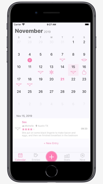 Sex Tracker by Nice