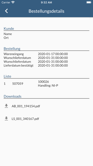 App screenshot