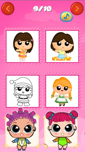 Dolls Coloring Book Lol(圖2)-速報App