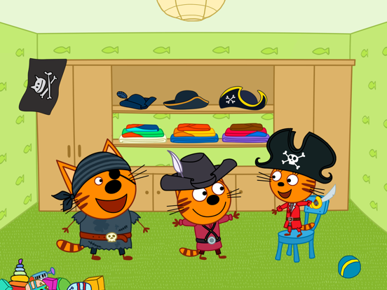 Kid-E-Cats: Pirate Treasure iPad screenshot