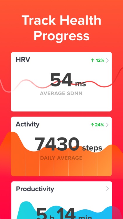 Welltory: Heart Rate Monitor screenshot-3