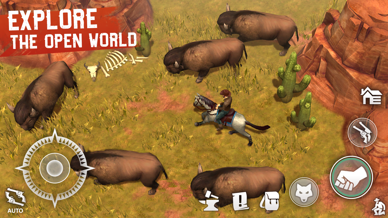 Westland Survival - Cowboy RPG iOS Mod IPA screenshot 6 - iOS game interface