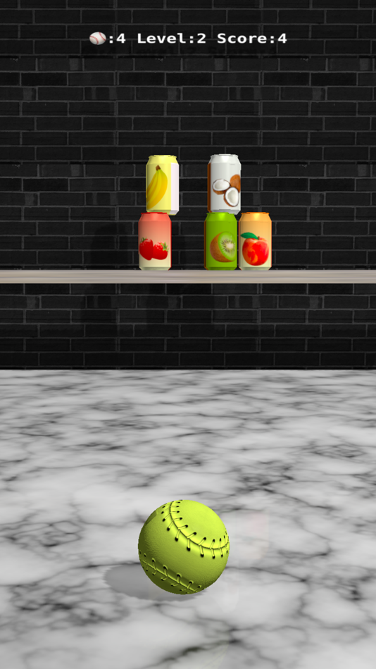 #3. Toss3D: Juice Can Striker (iOS) Podle: Appulet, Inc