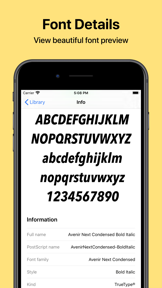 RightFont: Install Any Font screenshot