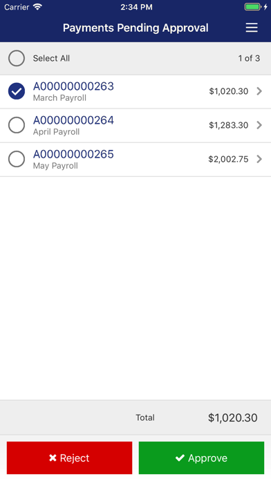 Pegasus Bank TMS Screenshot