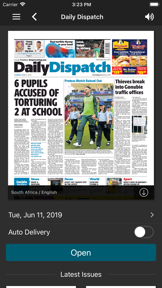 Daily Dispatch E-Edition screenshot