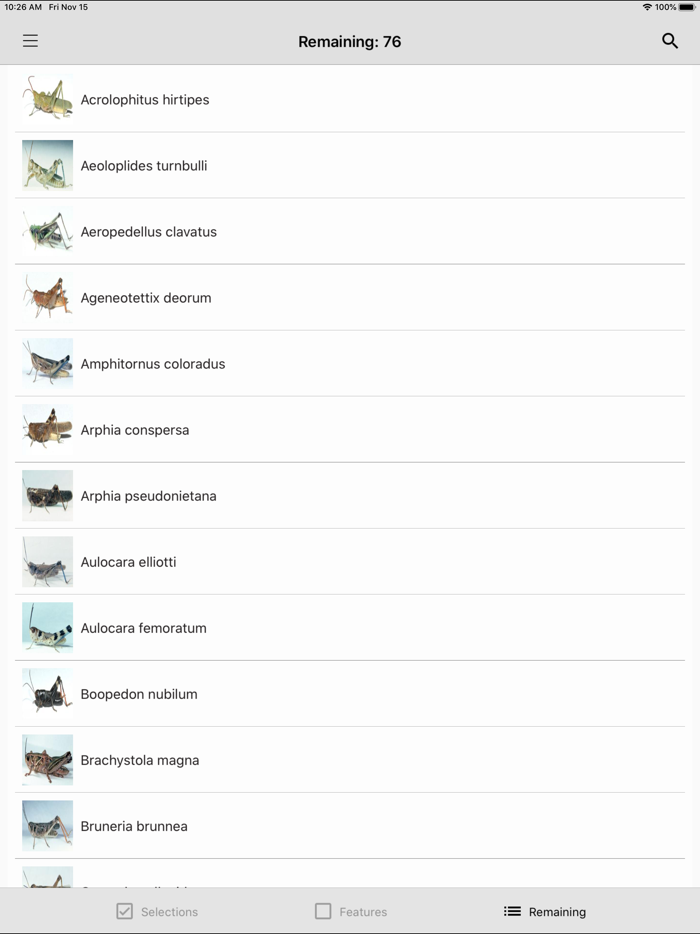 Grasshoppers of the Western US