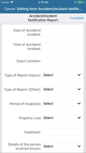 COINS mForms screenshot 4