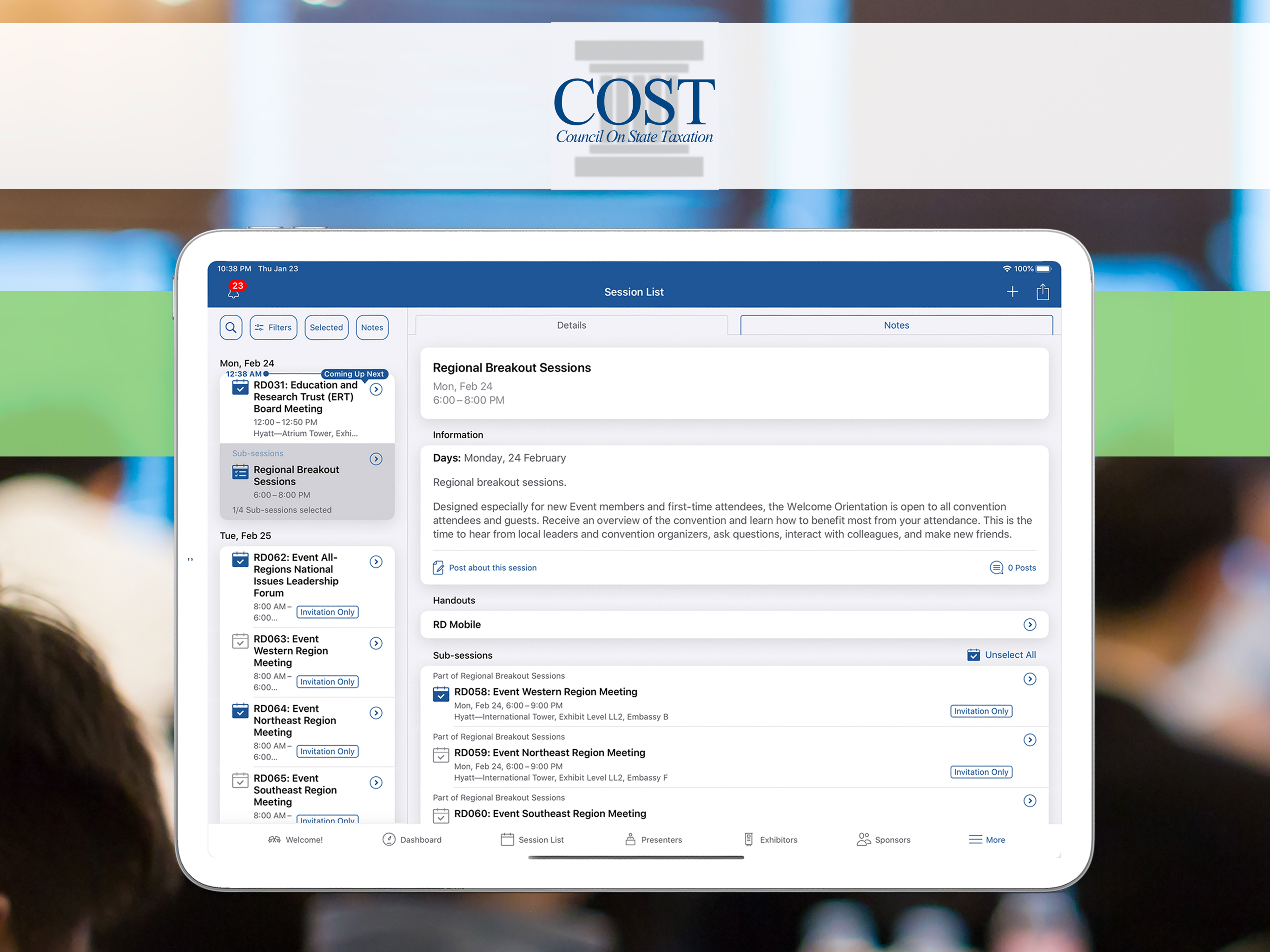 COST Events