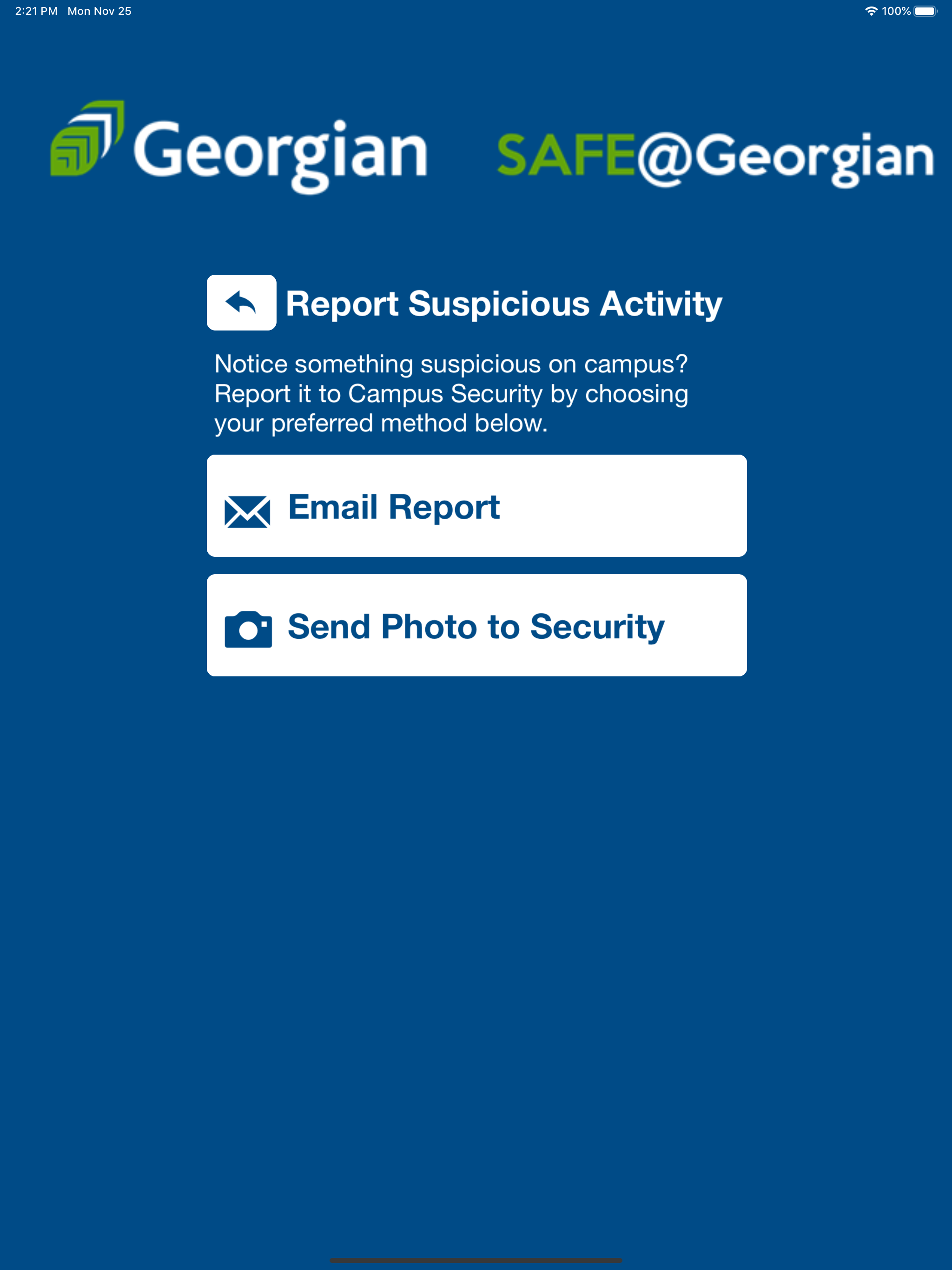 Safe@Georgian screenshot 12
