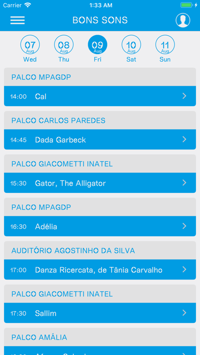 Screenshot #3 pour Bons Sons Festival