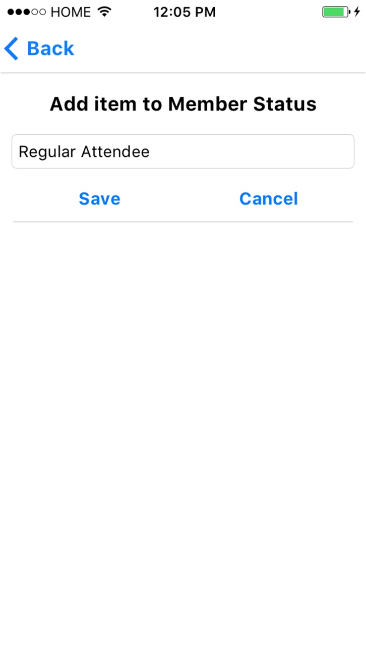 iPhone screenshot