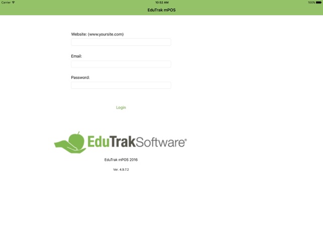 EduTrak mPOS 2.0