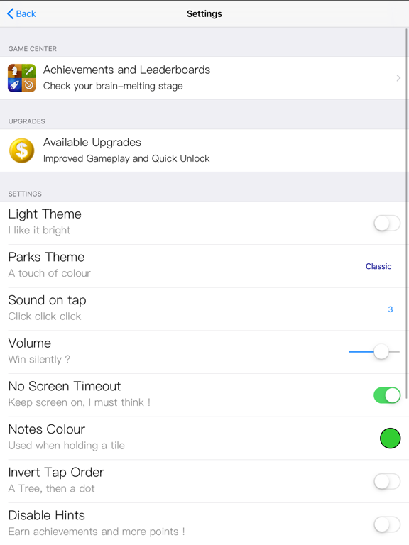 Parks Seasons - Logic Game iPad screenshot 8 - Games app