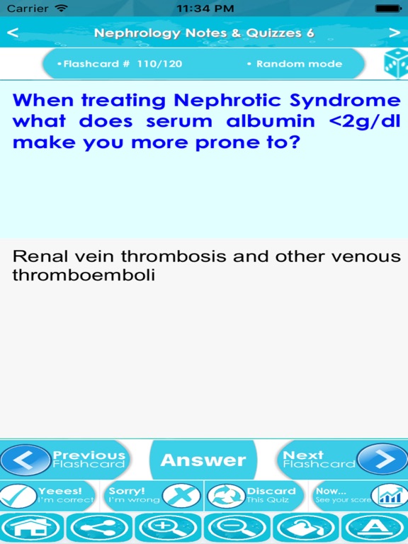 Screenshot #4 for Nephrology TEST BANK App : Q&A