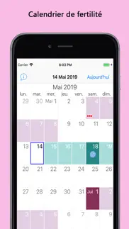 xdot - fertility tracker iPhone Captures Décran 1