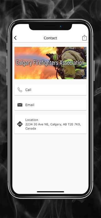 Screenshot of Calgary Firefighters