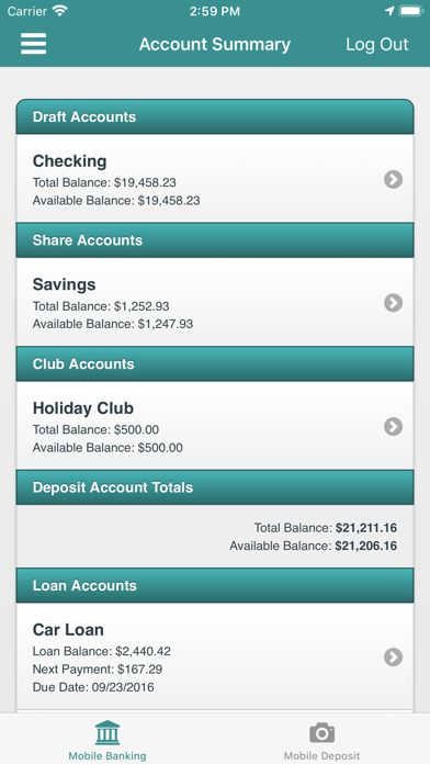 Crouse FCU Screenshot