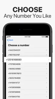 second phone number for me · iphone screenshot 3