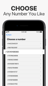 Second Phone Number for Me · screenshot