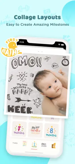 Game screenshot Babily - Baby Milestones Fotos hack