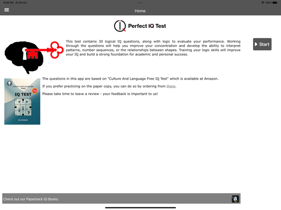 Screenshot #4 pour Perfect IQ Test Pro