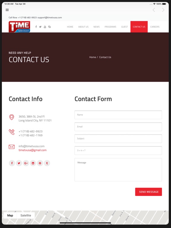 Time Television iPad screenshot 6 - Entertainment app
