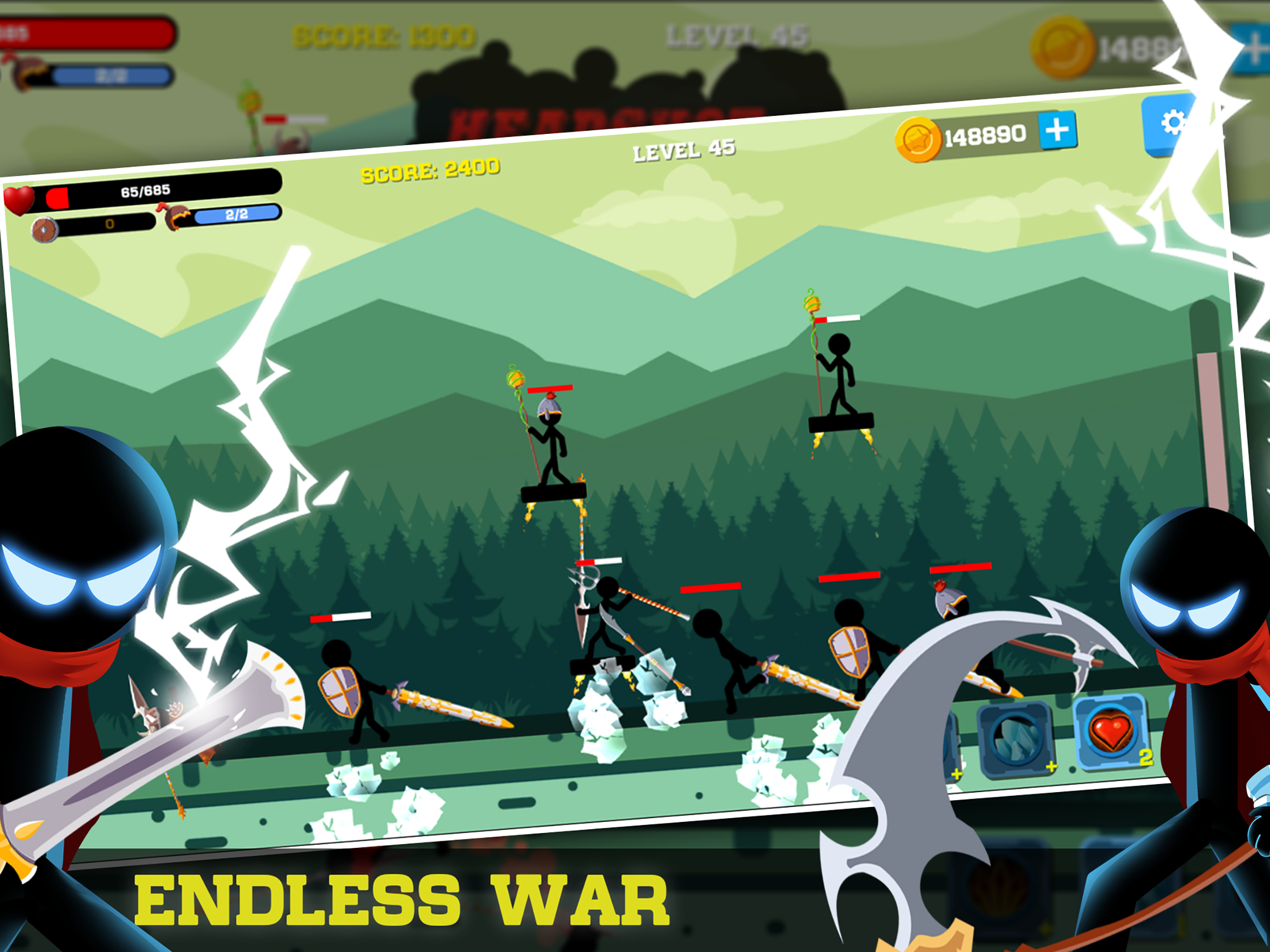 Stickman Archer - Spear War
