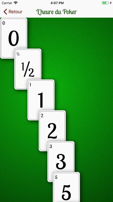 Screenshot #3 pour Cartes pour poker SCRUM