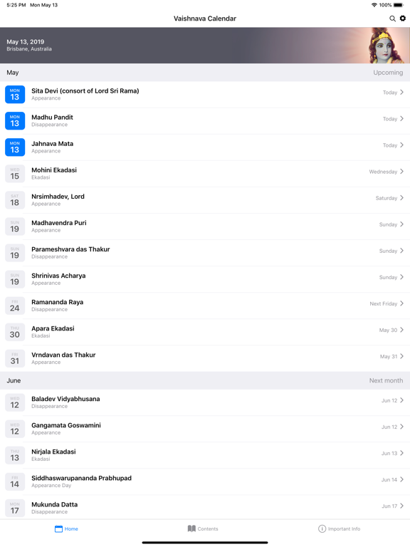 Screenshot #4 pour Vaishnava Calendar