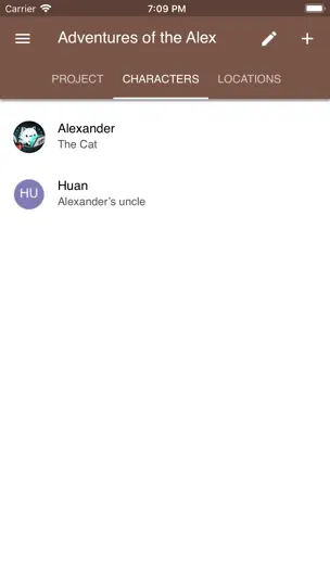 Скриншот Writer Assistant (Wassi) на iPhone 3