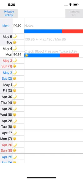 Game screenshot Blood Pressures Tracker mod apk