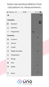 Uno Calculator screenshot