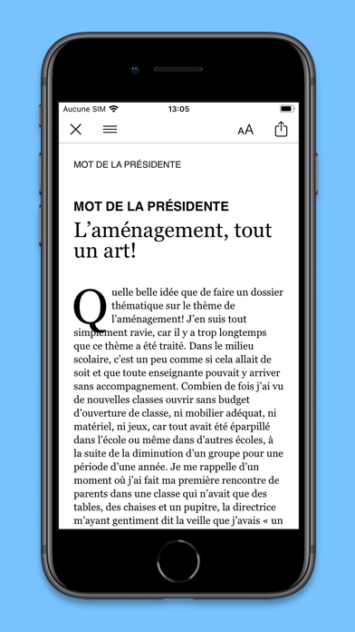 AÉPQ iPhone screenshot