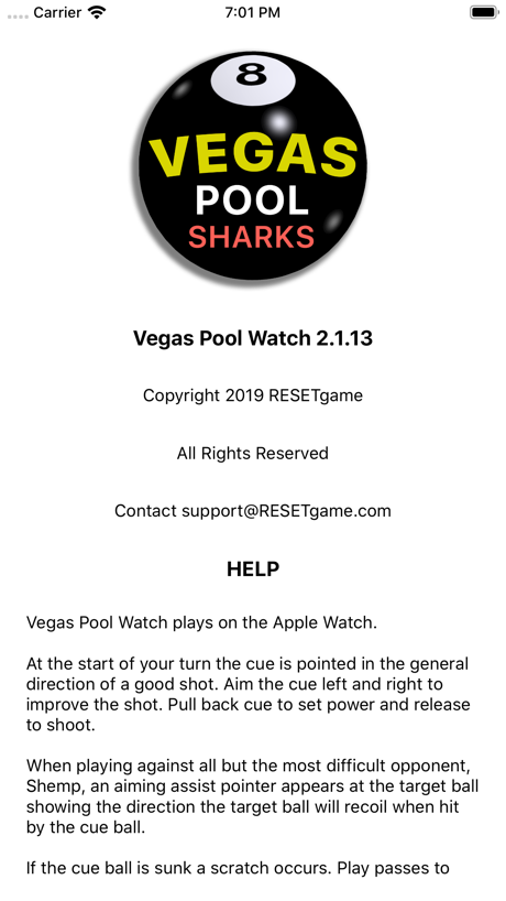 Vegas Pool Watch App Store screenshot 2
