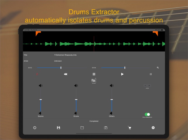 Drums Extractor - for musician on the App Store